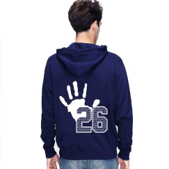 26 Leavers Graduation Farwell Hand Print Paint Design School Stars & Stripes Hood